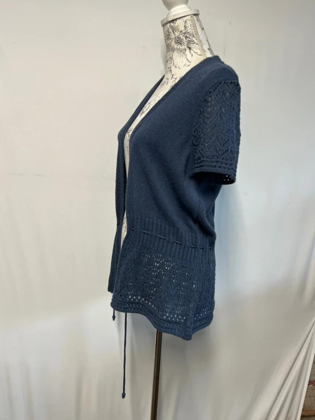 George | 14 | Navy Bolero | Cotton/Acrylic Blend