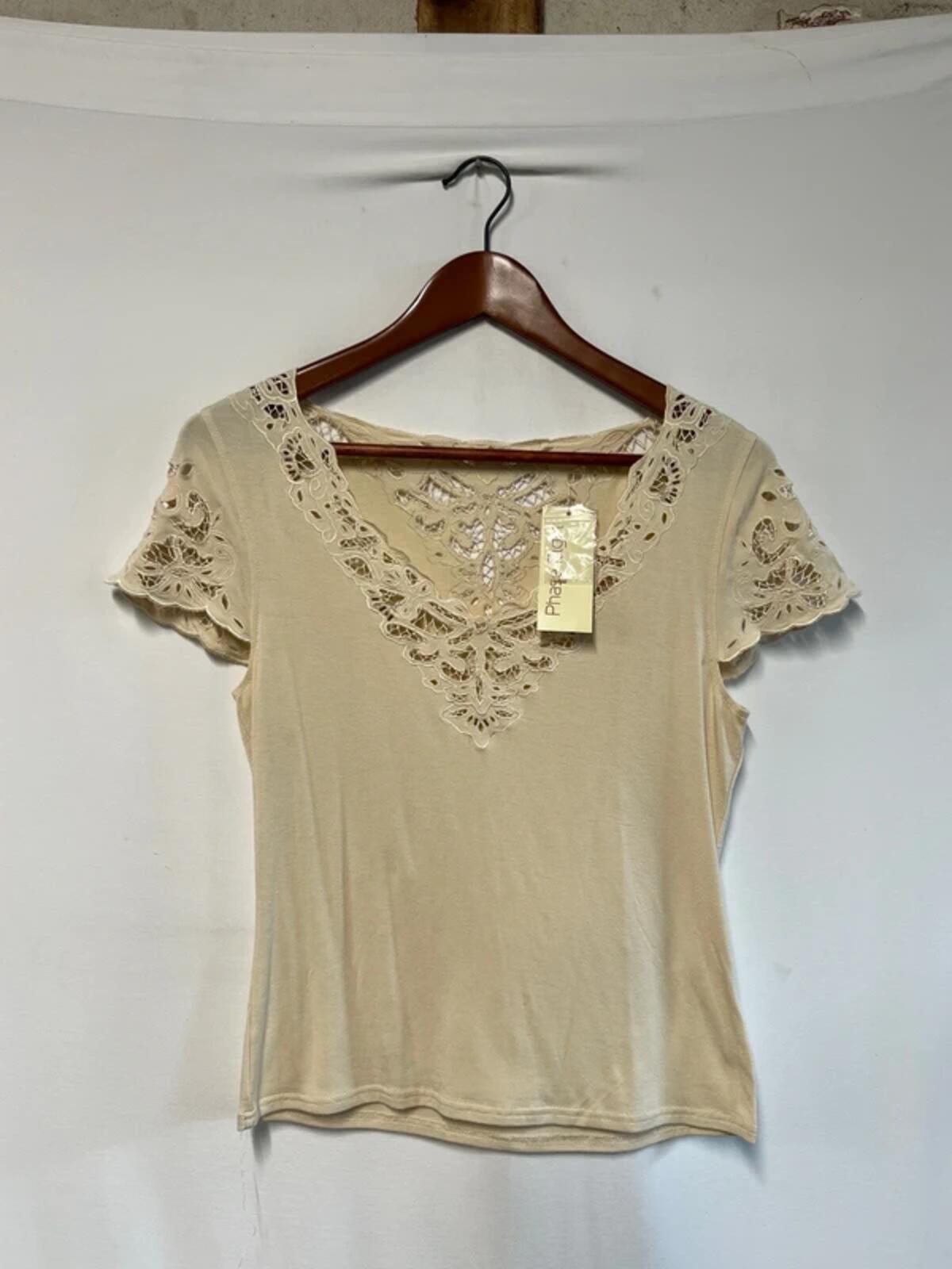 Vintage Phase Eight | 14 | Beige T-shirt | New With Tags