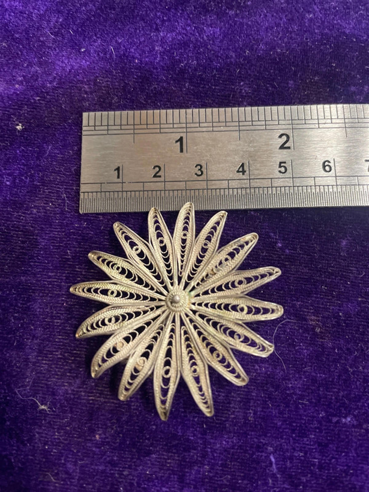 Vintage Filigree brooch