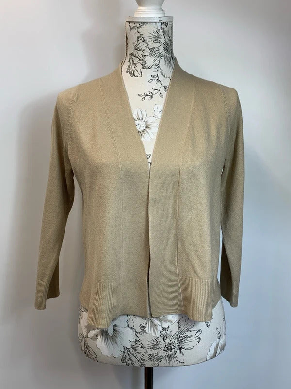 M&S | Size 10 | Beige long sleeve bolero