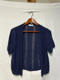 Per Una | 14 | Navy Shirt Cardigan | Good