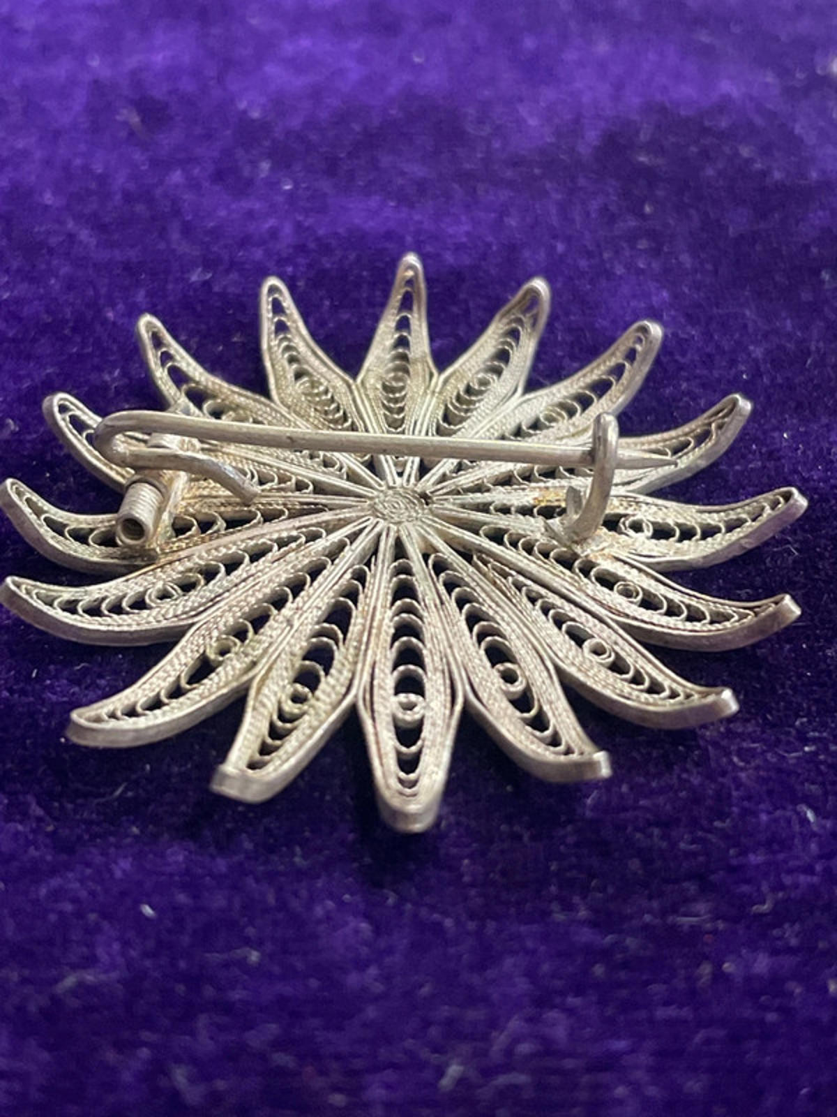 Vintage Filigree brooch