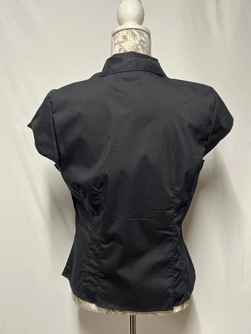 Fransa | Black Blouse Sleeveless Shirt | 14