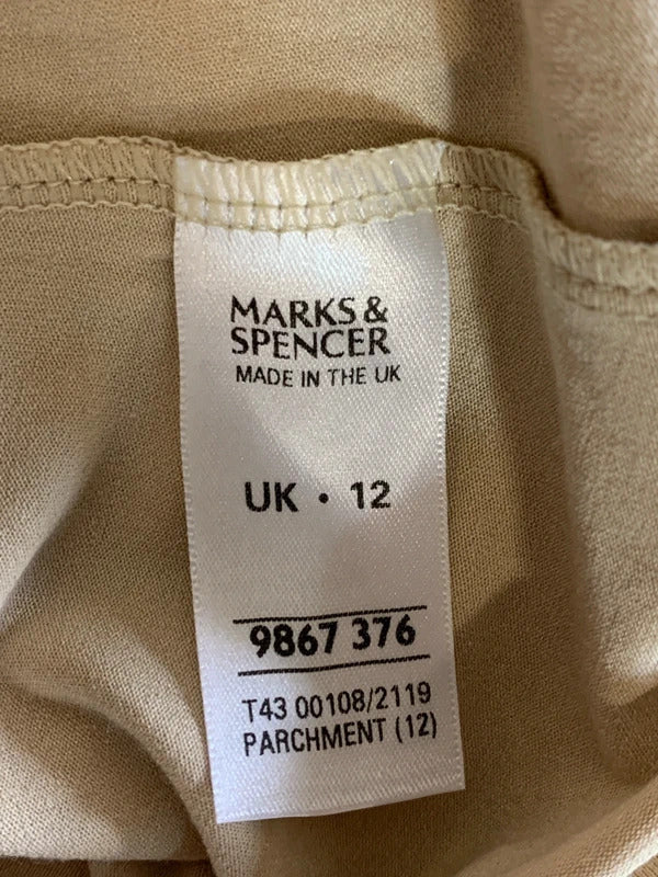 Marks and Spencer | Size 12 | Beige lace cami