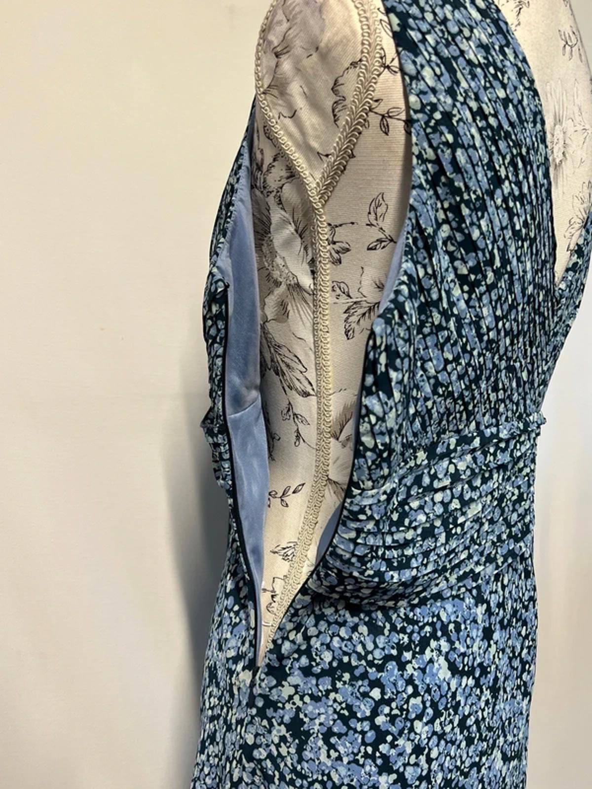 JFW | 14 | Blue Summer Dress | Abstract Floral