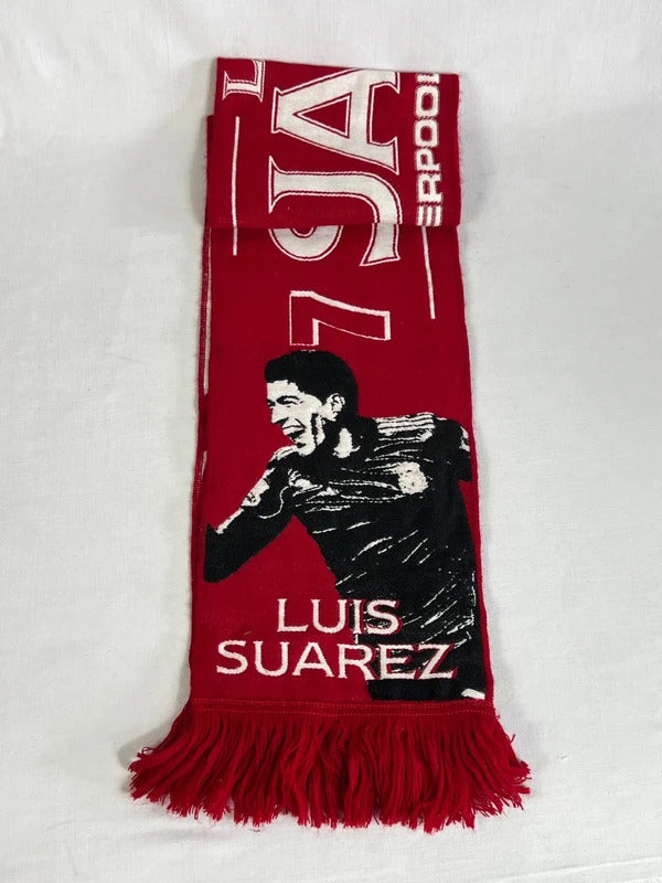 Luis Suarez Vintage Liverpool Football Scarf