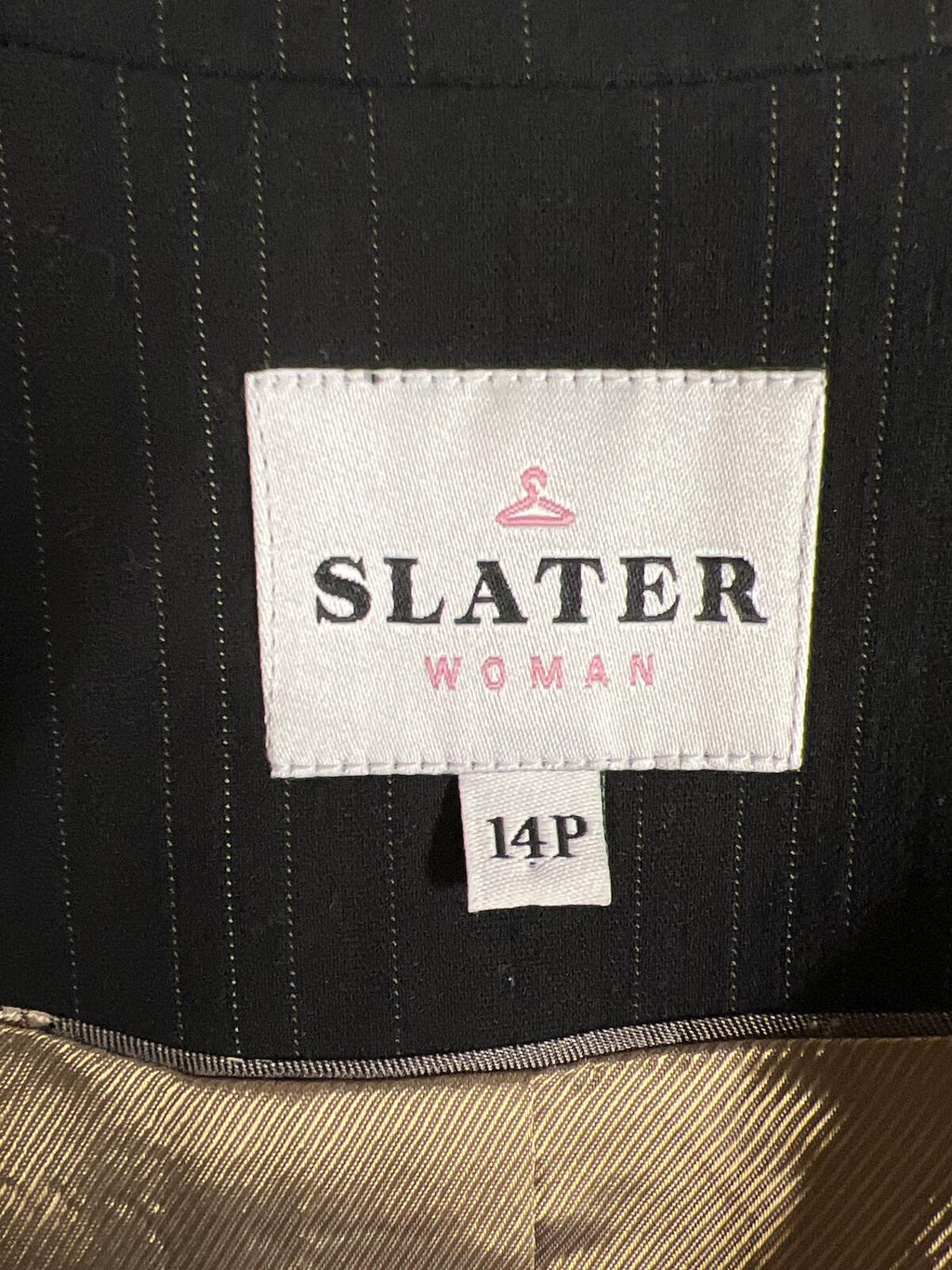 Slater Woman | Size 14P | Black blazer jacket | Polyester/Viscose