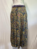 Betty Barclay | Size 14 | Colourful Pleated Maxi Skirt