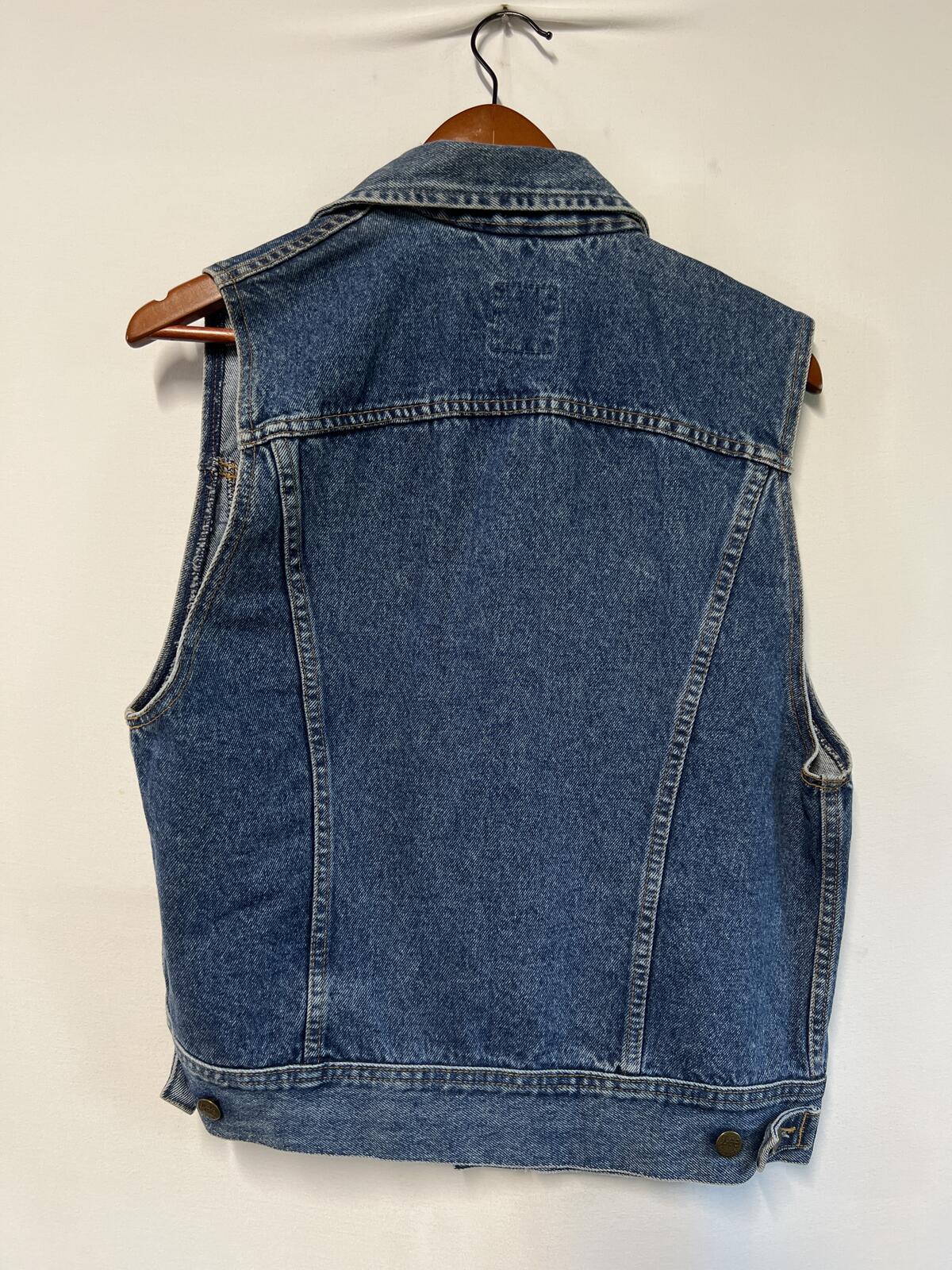 Vintage Lee Riders USA | M | 100% Cotton denim sleeveless jacket