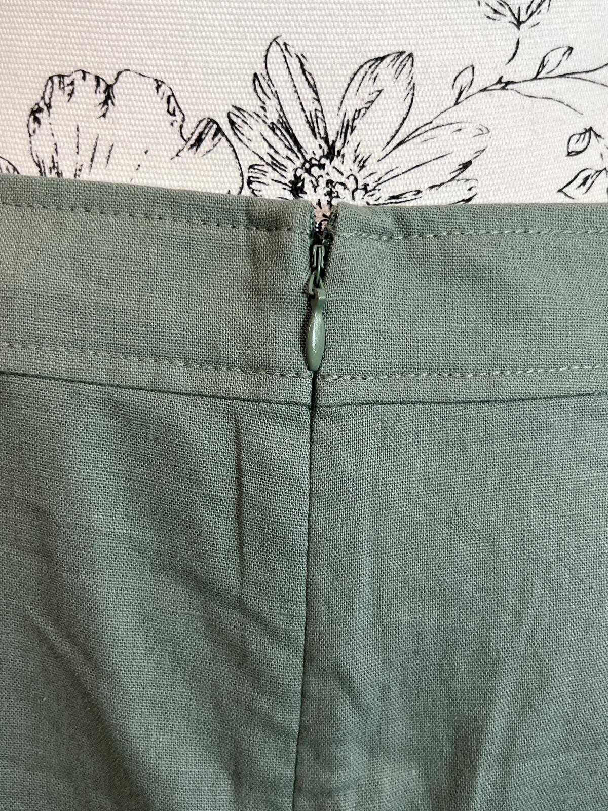Principles | Size 12 | Sage Linen Skirt