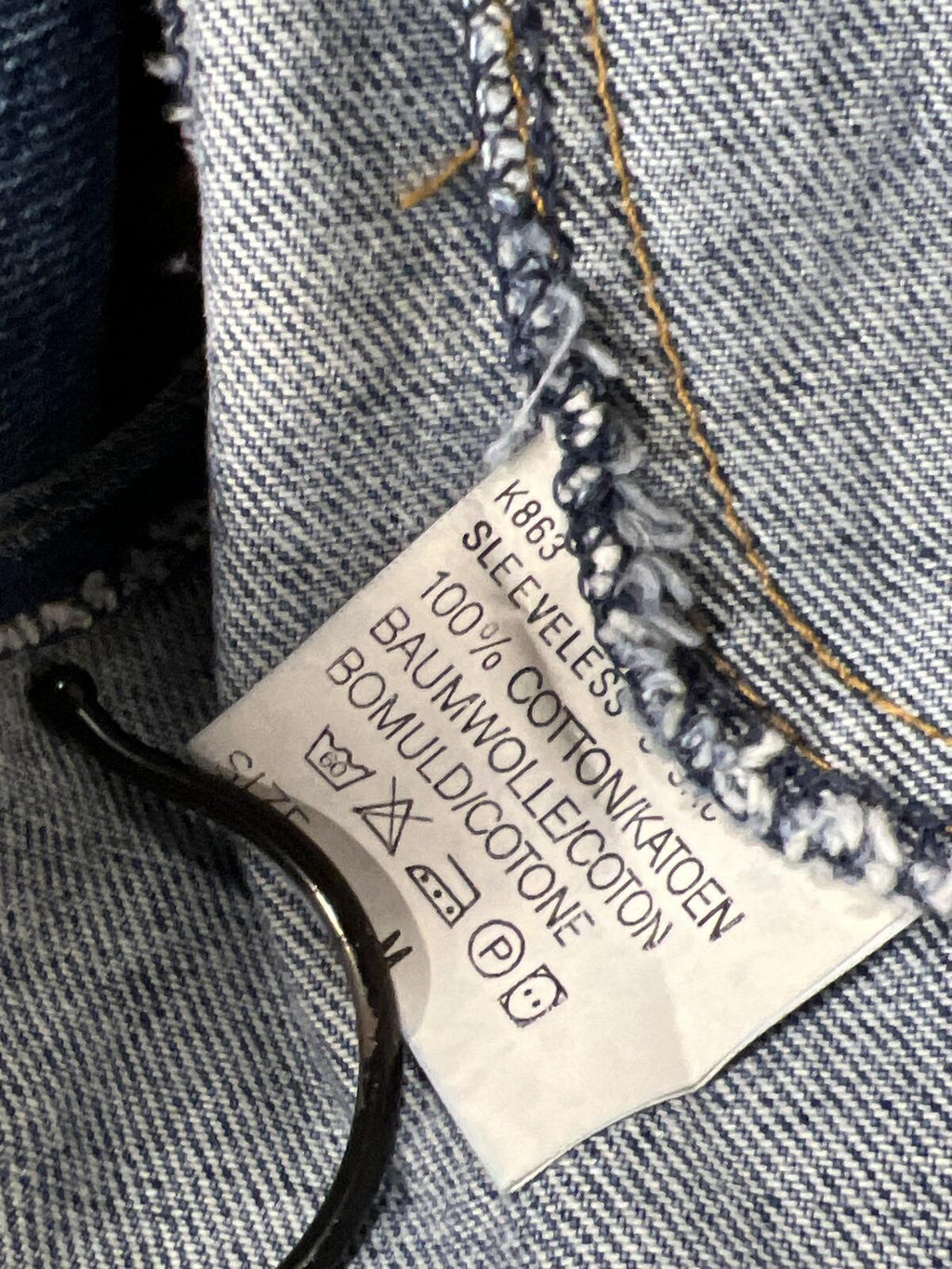 Vintage Lee Riders USA | M | 100% Cotton denim sleeveless jacket