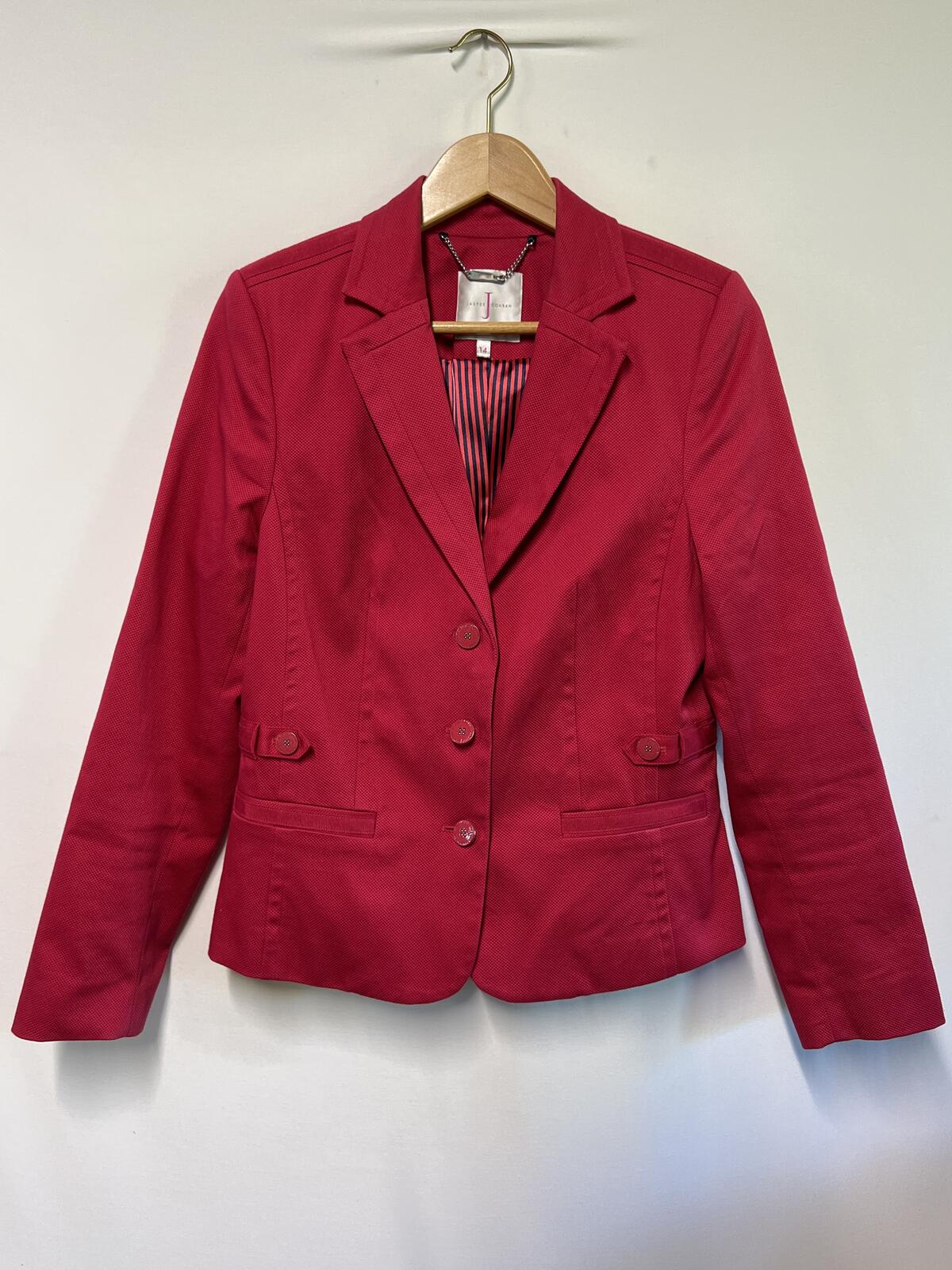 Jasper Conran | Size 14 | Crimson/Pink Blazer
