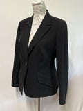 Slater Woman | Size 14P | Black blazer jacket | Polyester/Viscose