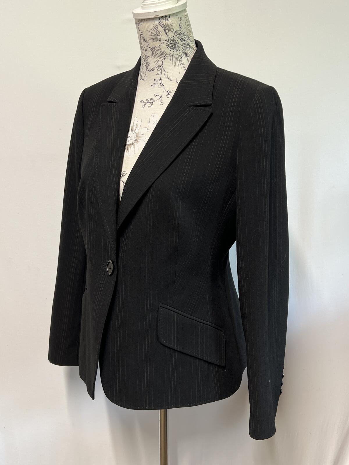 Slater Woman | Size 14P | Black blazer jacket | Polyester/Viscose