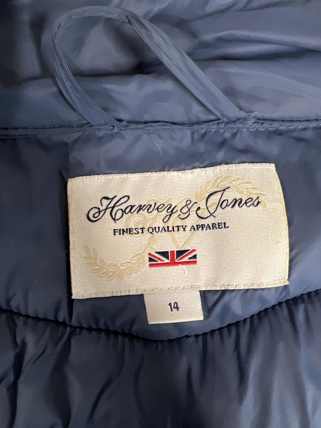 Harvey & Jones | Size 14 | Navy Blue Puffer Jacket