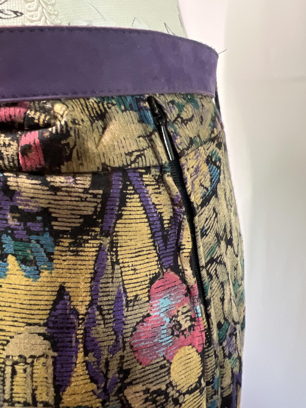 Betty Barclay | Size 14 | Colourful Pleated Maxi Skirt