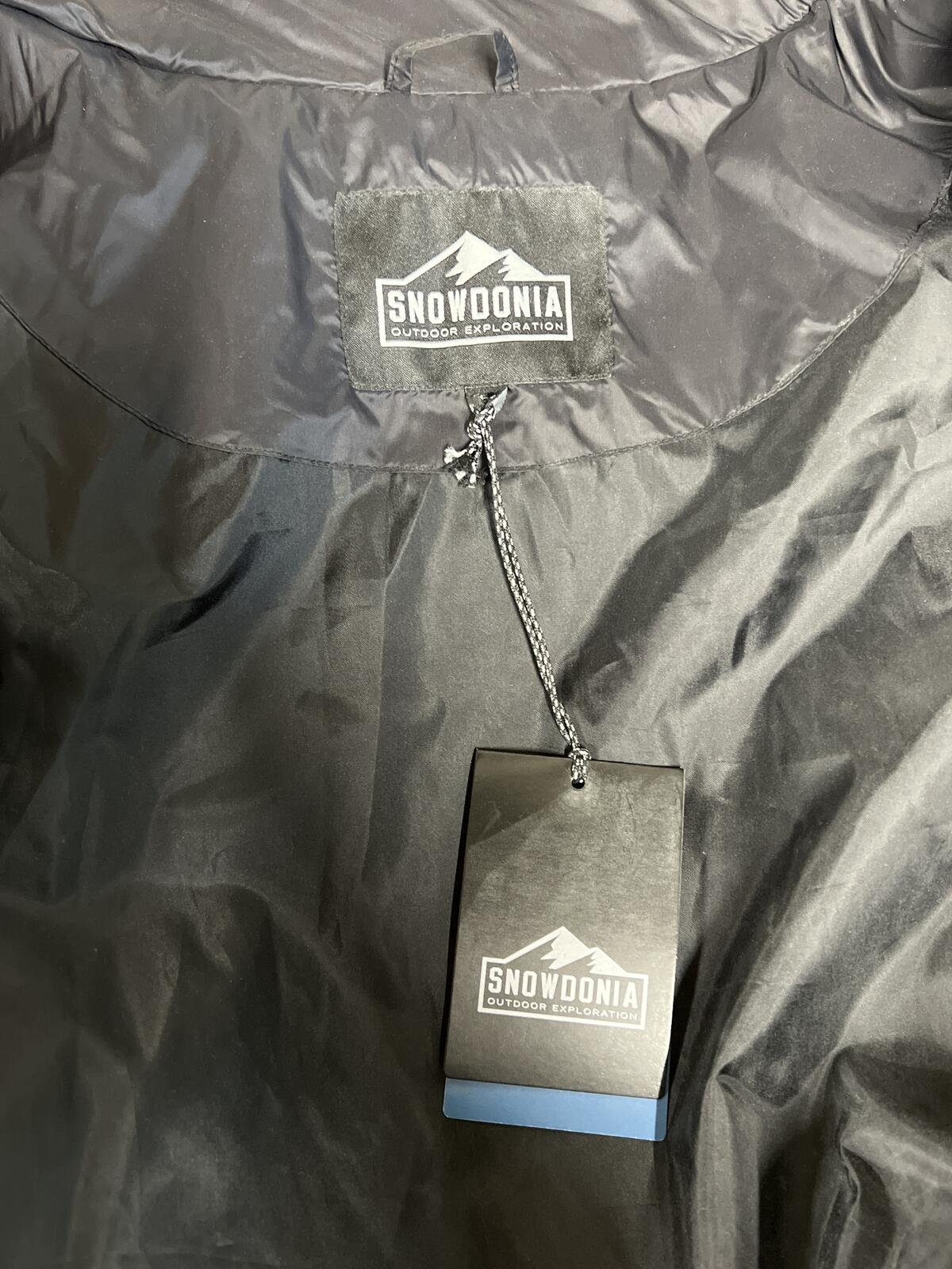 Snowdonia | Size 32 | Black Puffer Jacket | Brand New With Tags