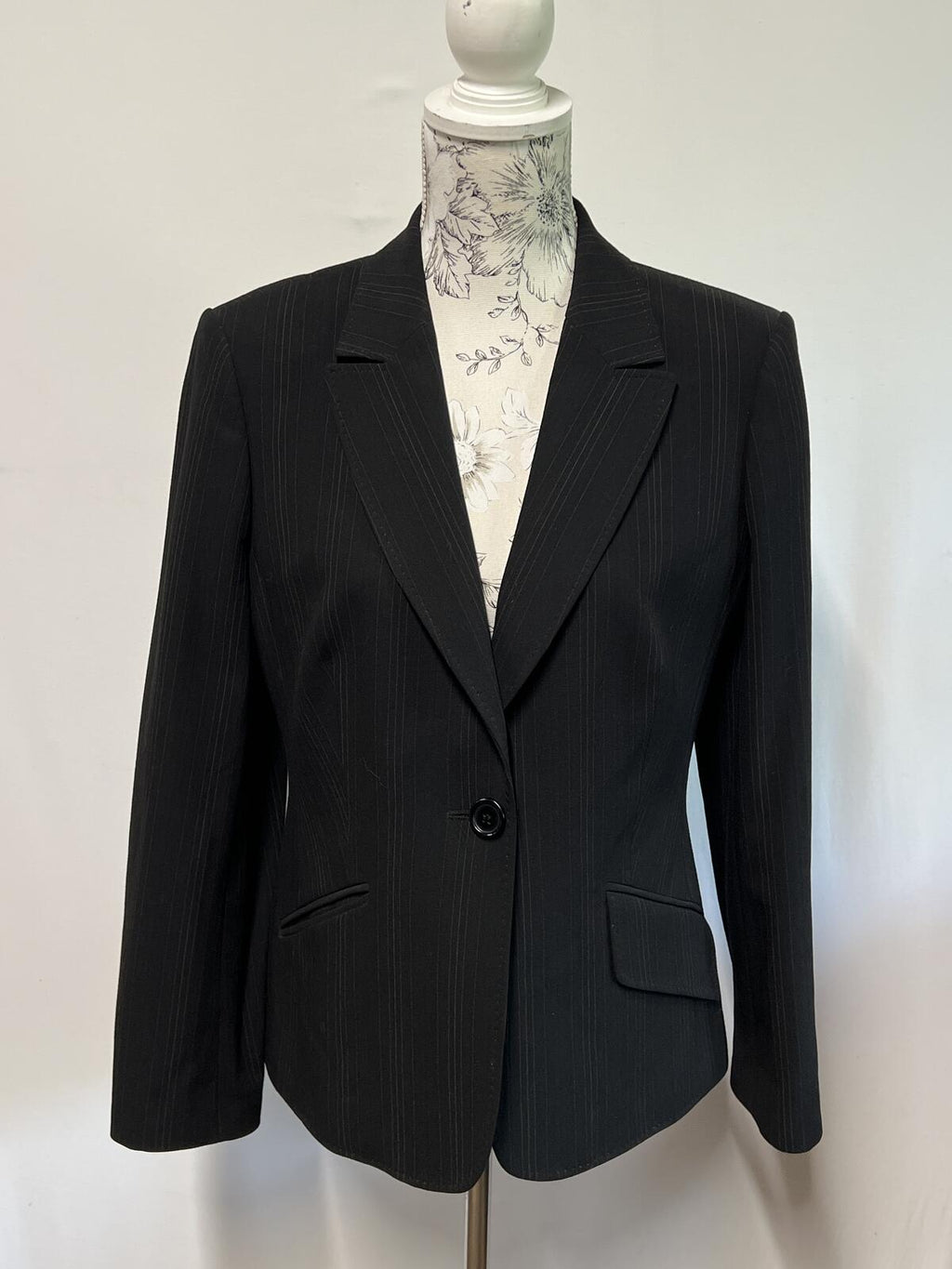 Slater Woman | Size 14P | Black blazer jacket | Polyester/Viscose