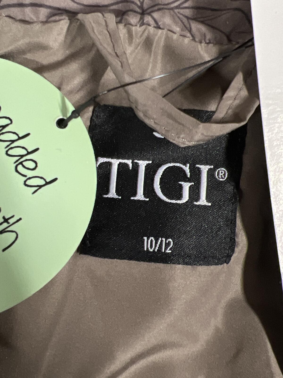 TIGI | Size 10/12 | ‘Cinnamon Latte’ Gilet | Polyester