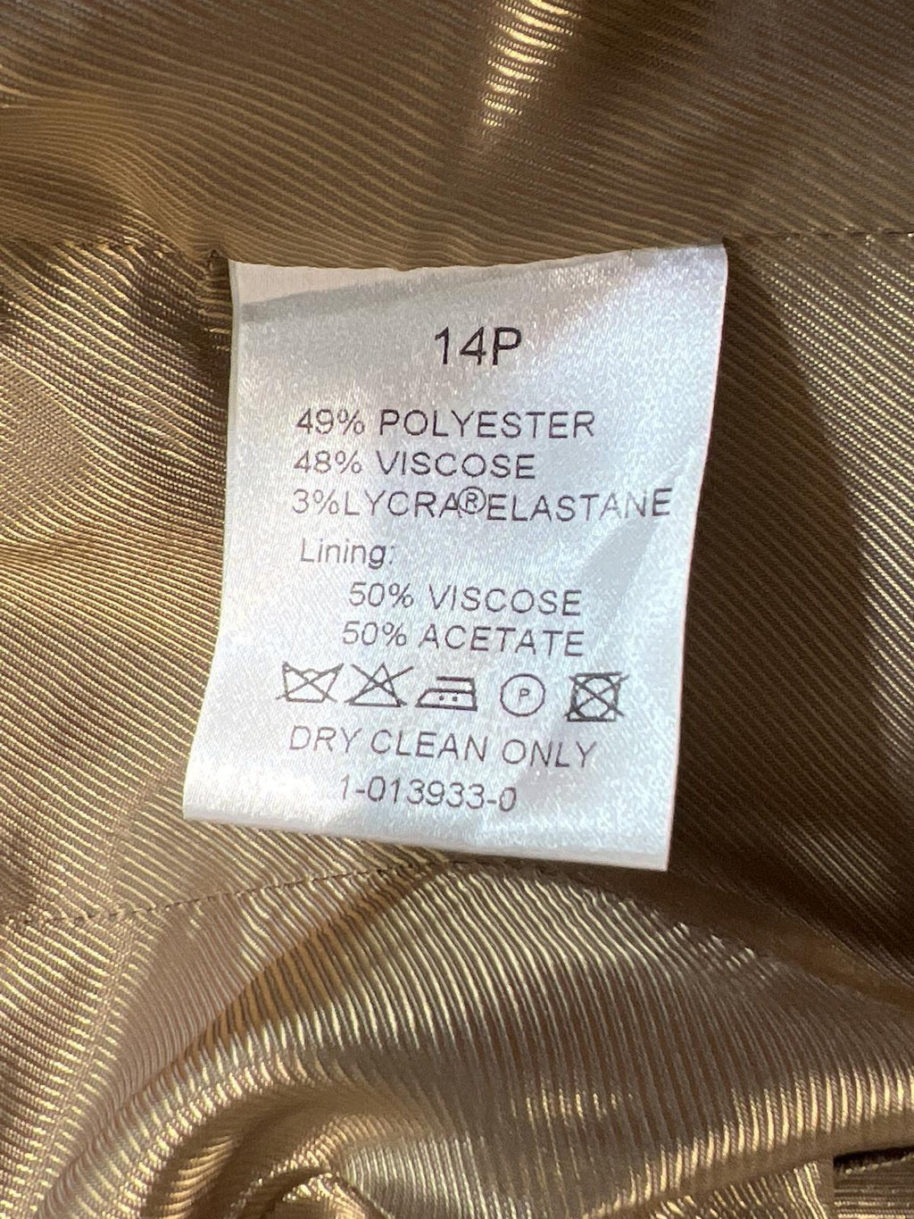 Slater Woman | Size 14P | Black blazer jacket | Polyester/Viscose