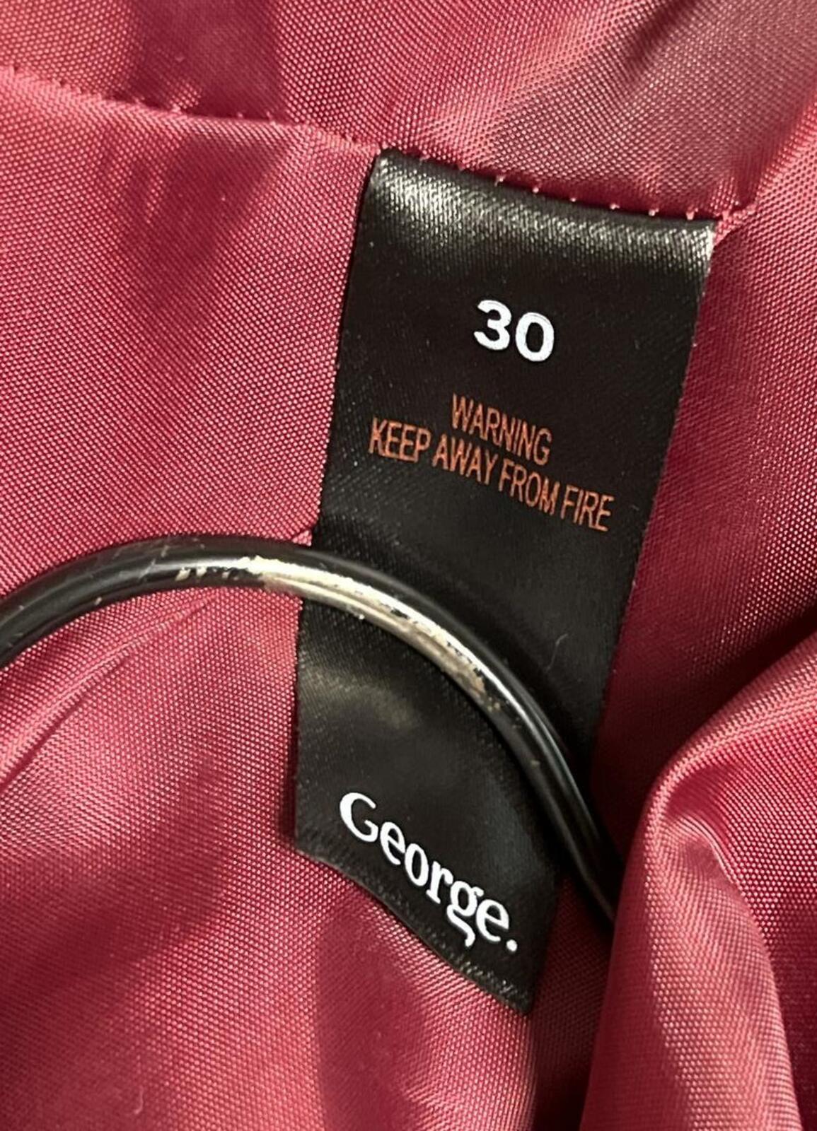 George | Size 30 | Pink Trenchcoat