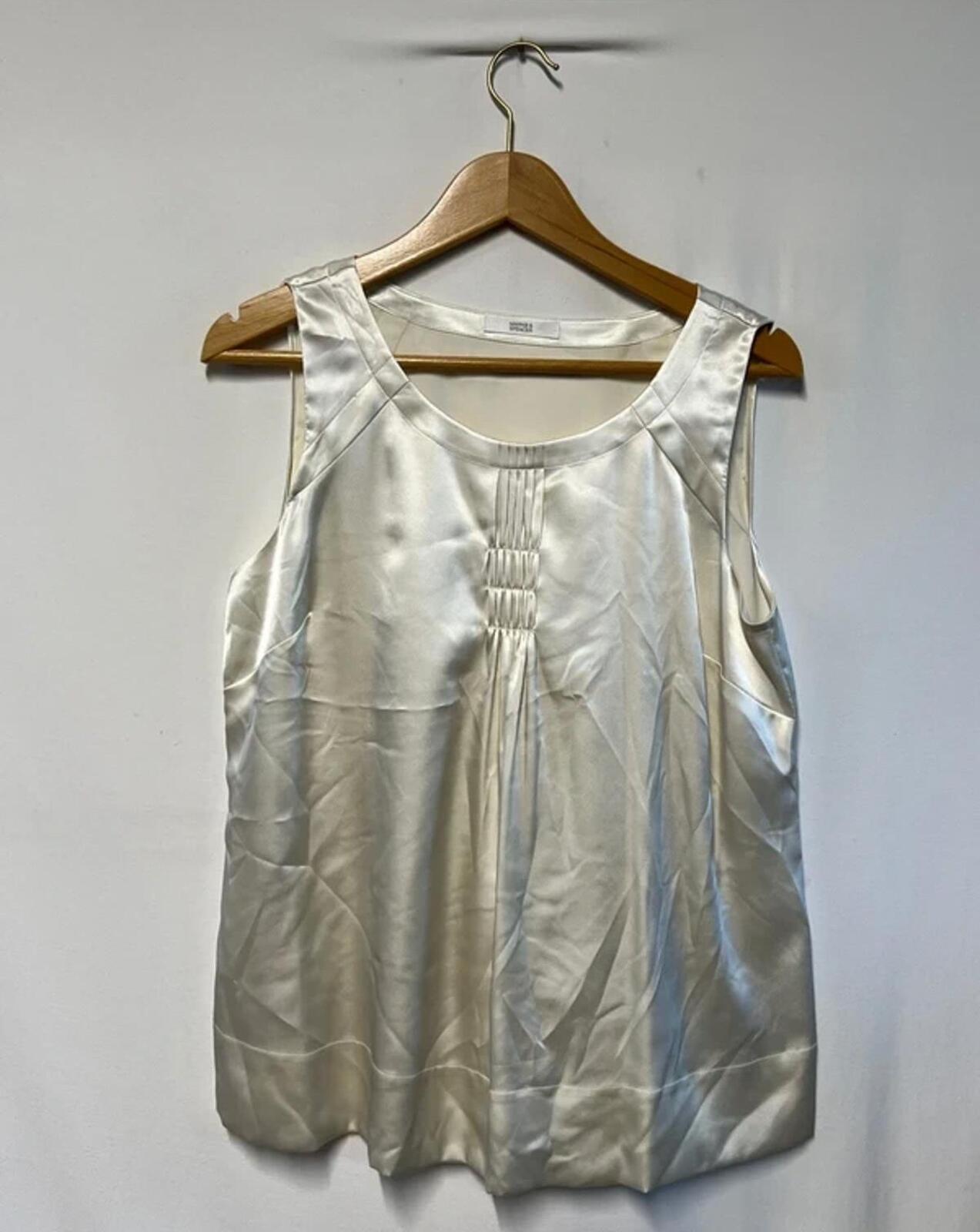 M&S | Size 12 | Classic Chic cream silky vest top | Polyester